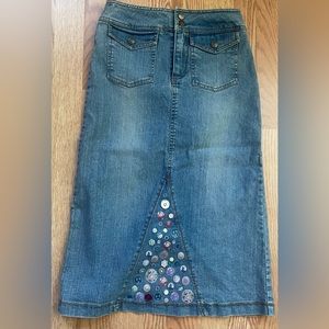 KRU 'Denim Maxi Skirt size 8